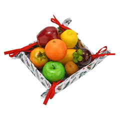 Organic Cotton Bread Bag and Basket