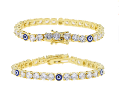 5mm Zircon Eye Tennis Bracelet