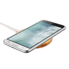 Universal Wireless Charger with Wooden Base for Phones