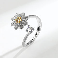 Adjustable Anxiety Relief Open Ring