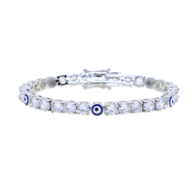 5mm Zircon Eye Tennis Bracelet