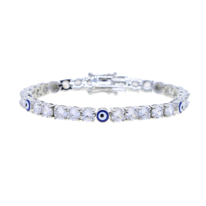 5mm Zircon Eye Tennis Bracelet