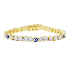 5mm Zircon Eye Tennis Bracelet